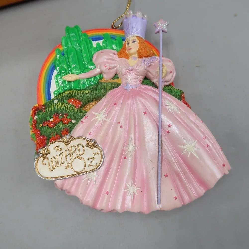The Wizard of Oz Glinda Hanging Ornament Magnet Music Box Company in Tin